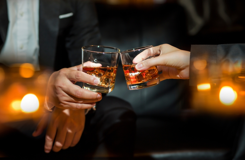 Whiskey,,For,A,Friendly,Party,In,A,Bar,Or,A